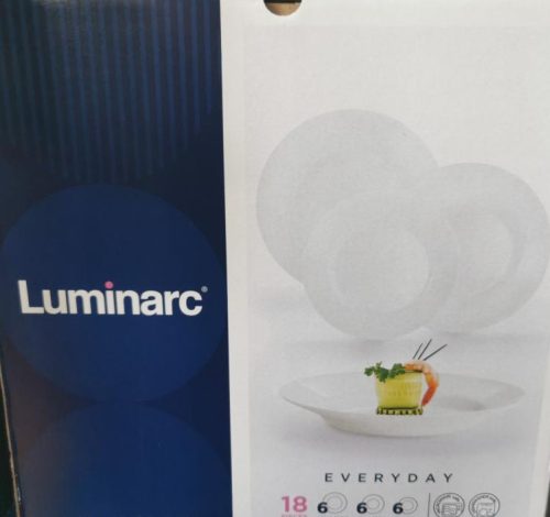 Luminarc Every Day 18 részes étkészlet, üveg, kerek, 502691